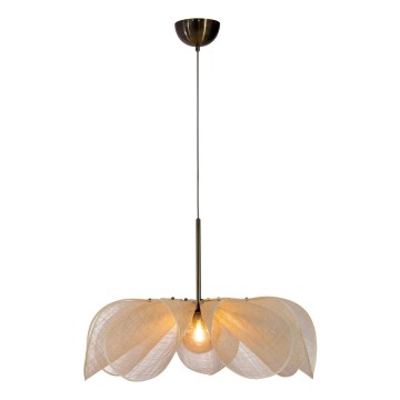 Markslöjd 108661 - Chandelier on a string STYRKA 1xE27/40W/230V d. 75 cm beige