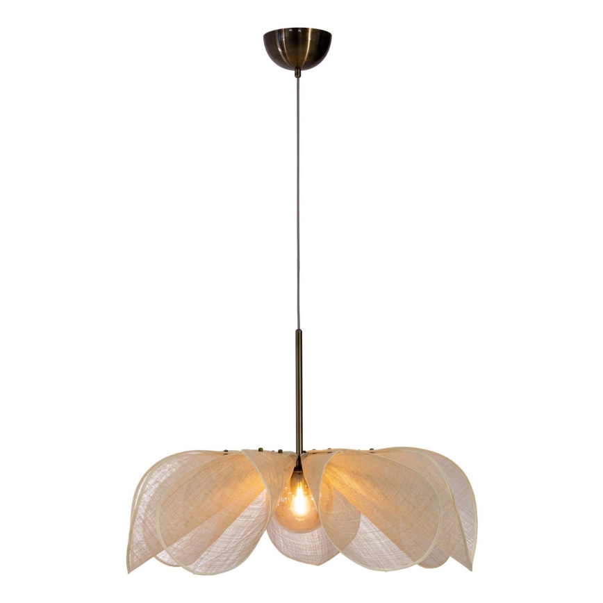 Markslöjd 108661 - Chandelier on a string STYRKA 1xE27/40W/230V d. 75 cm beige