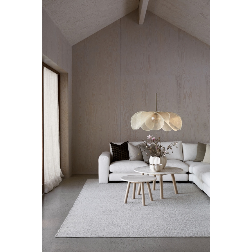 Markslöjd 108661 - Chandelier on a string STYRKA 1xE27/40W/230V d. 75 cm beige