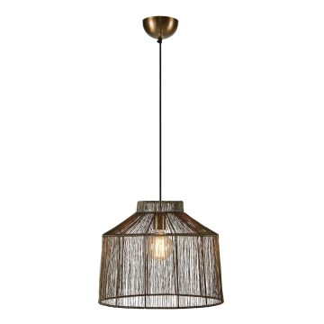 Markslöjd 108667 - Chandelier on a string CAPANNA 1xE27/40W/230V brass