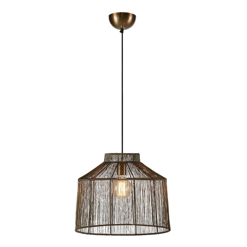 Markslöjd 108667 - Chandelier on a string CAPANNA 1xE27/40W/230V brass