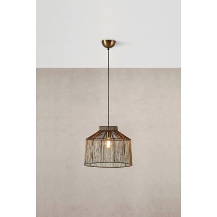 Markslöjd 108667 - Chandelier on a string CAPANNA 1xE27/40W/230V brass