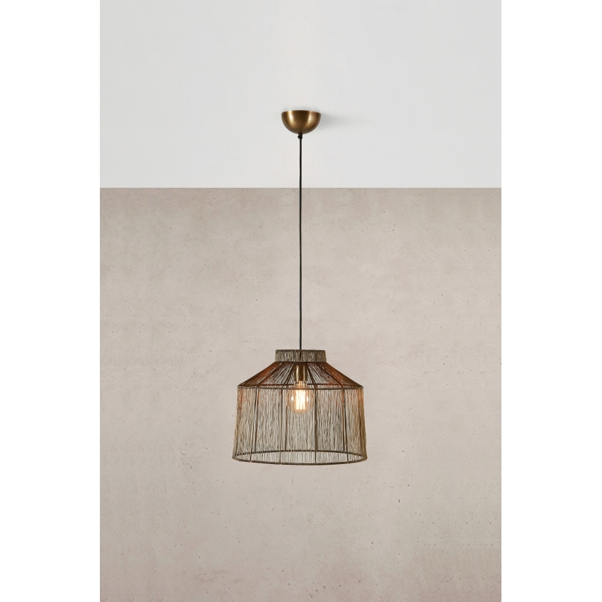 Markslöjd 108667 - Chandelier on a string CAPANNA 1xE27/40W/230V brass