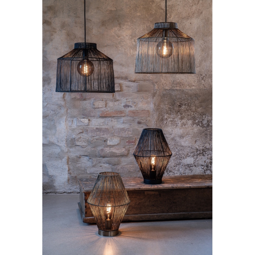 Markslöjd 108668 - Chandelier on a string CAPANNA 1xE27/40W/230V black