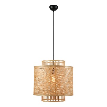 Markslöjd 108675 - Chandelier on a string STRATI 1xE27/40W/230V beige/bamboo