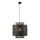 Markslöjd 108676 - Chandelier on a string STRATI 1xE27/40W/230V black/bamboo