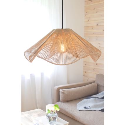 Markslöjd 108681 - Chandelier on a string NAMI 1xE27/40W/230V brown