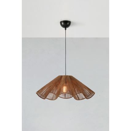 Markslöjd 108681 - Chandelier on a string NAMI 1xE27/40W/230V brown