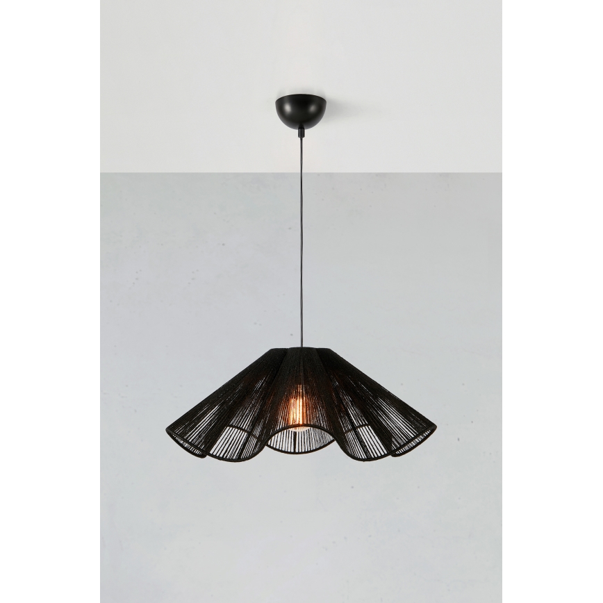 Markslöjd 108682 - Chandelier on a string NAMI 1xE27/40W/230V black