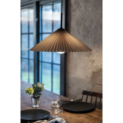 Markslöjd 108709 - Chandelier on a string PLISADO 1xE27/40W/230V d. 50 cm grey