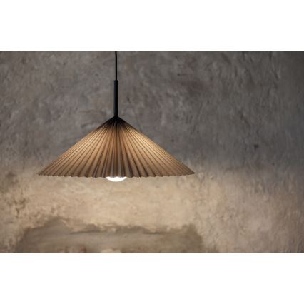 Markslöjd 108709 - Chandelier on a string PLISADO 1xE27/40W/230V d. 50 cm grey