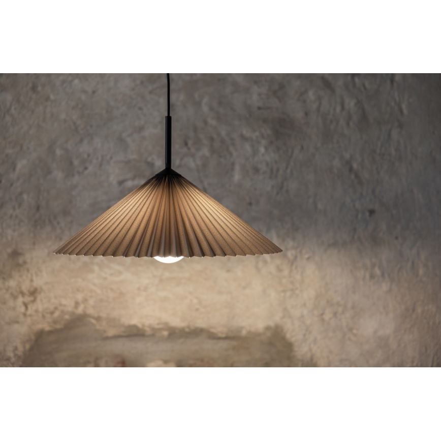 Markslöjd 108709 - Chandelier on a string PLISADO 1xE27/40W/230V d. 50 cm grey