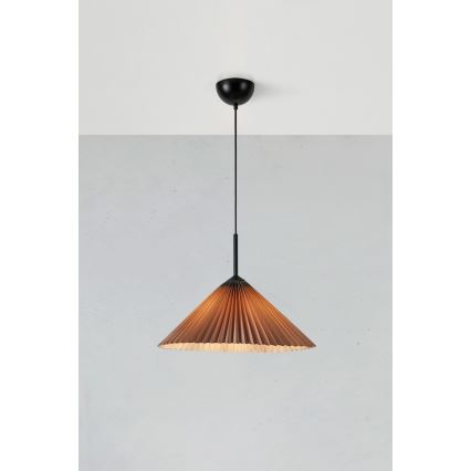 Markslöjd 108709 - Chandelier on a string PLISADO 1xE27/40W/230V d. 50 cm grey
