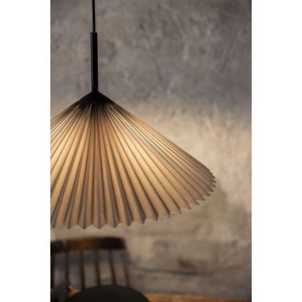Markslöjd 108709 - Chandelier on a string PLISADO 1xE27/40W/230V d. 50 cm grey