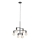 Markslöjd 108717 - Chandelier on a string CIELO 6xE27/40W/230V black