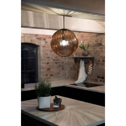 Markslöjd 108763 - Chandelier on a string FENGARI 1xE14/40W/230V beige