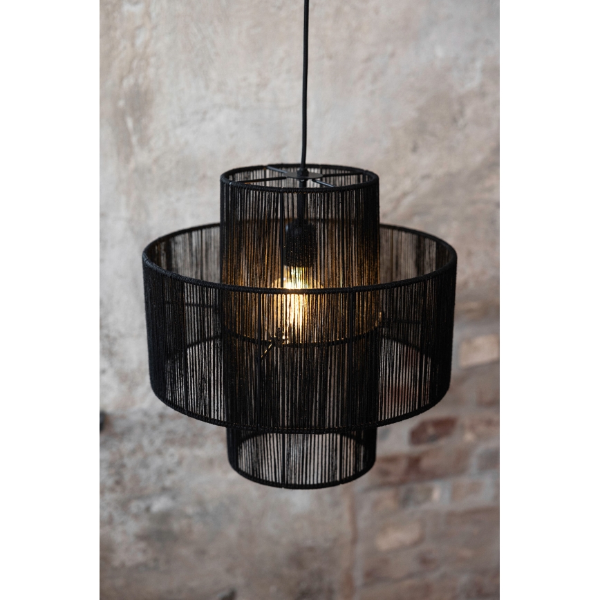 Markslöjd 108766 - Chandelier on a string SOGA 1xE27/40W/230V black