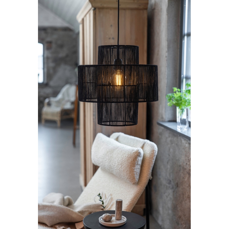 Markslöjd 108766 - Chandelier on a string SOGA 1xE27/40W/230V black