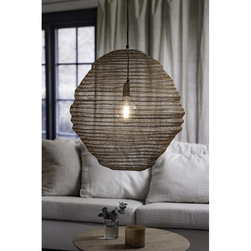 Markslöjd 108773 - Chandelier on a string TAZZA 1xE27/40W/230V gold