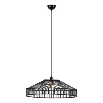 Markslöjd 108782 - Chandelier on a string TAPA 1xE27/40W/230V black/bamboo