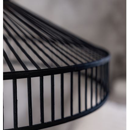 Markslöjd 108782 - Chandelier on a string TAPA 1xE27/40W/230V black/bamboo