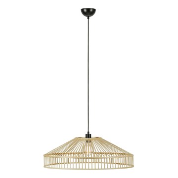 Markslöjd 108783 - Chandelier on a string TAPA 1xE27/40W/230V beige/bamboo