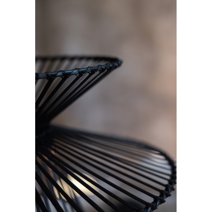 Markslöjd 108784 - Chandelier on a string DUPLICI 1xE27/40W/230V black/bamboo