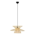 Markslöjd 108785 - Chandelier on a string DUPLICI 1xE27/40W/230V beige/bamboo