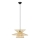 Markslöjd 108785 - Chandelier on a string DUPLICI 1xE27/40W/230V beige/bamboo
