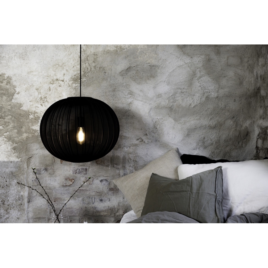Markslöjd 108791 - Chandelier on a string FORENCE 1xE27/40W/230V d. 50 cm black