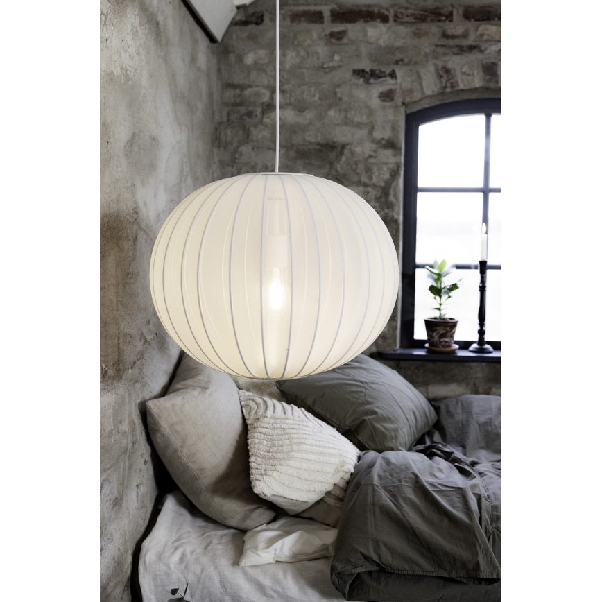 Markslöjd 108792 - Chandelier on a string FORENCE 1xE27/40W/230V d. 50 cm white