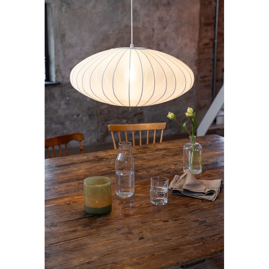 Markslöjd 108794 - Chandelier on a string FORENCE 1xE27/40W/230V d. 60 cm white