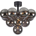 Markslöjd 108845 - Surface-mounted chandelier MERLOT 13xG9/18W/230V Ø 56 cm black/smoke