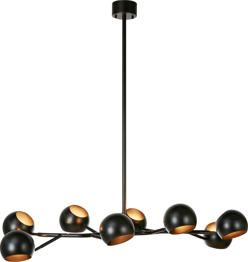 Markslöjd 108852 - Chandelier on a pole EDGAR 8xE14/40W/230V black