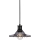 Markslöjd 108854 - Chandelier on a string NOVIA 1xE27/40W/230V black/smoky