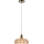 Markslöjd 108858 - Chandelier on a string KURAGE 1xE27/40W/230V brass/smoky beige