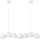 Markslöjd 108859 - Chandelier on a string CUPOLO 7xE14/40W/230V white