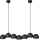Markslöjd 108860 - Chandelier on a string CUPOLO 7xE14/40W/230V black