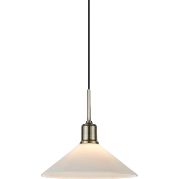 Markslöjd 108867 - Chandelier on a string VELA 1xE27/40W/230V brass/white