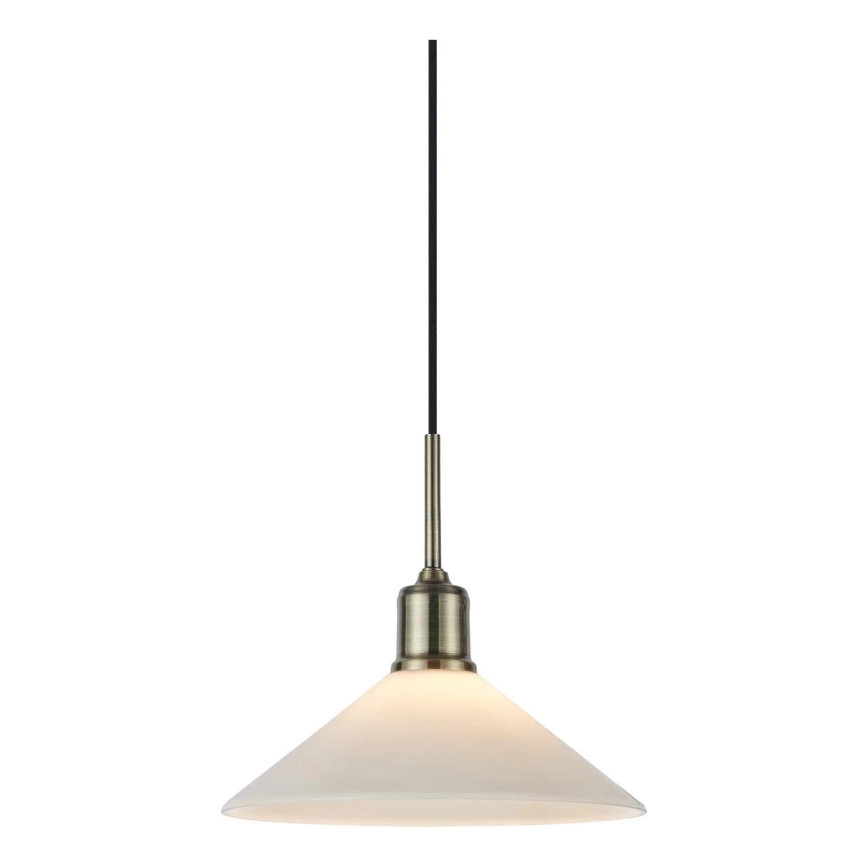 Markslöjd 108867 - Chandelier on a string VELA 1xE27/40W/230V brass/white