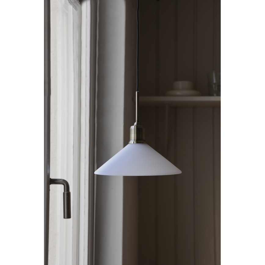 Markslöjd 108867 - Chandelier on a string VELA 1xE27/40W/230V brass/white