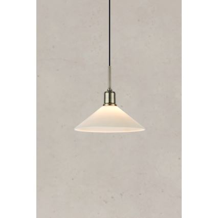 Markslöjd 108867 - Chandelier on a string VELA 1xE27/40W/230V brass/white