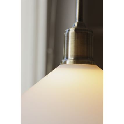 Markslöjd 108867 - Chandelier on a string VELA 1xE27/40W/230V brass/white