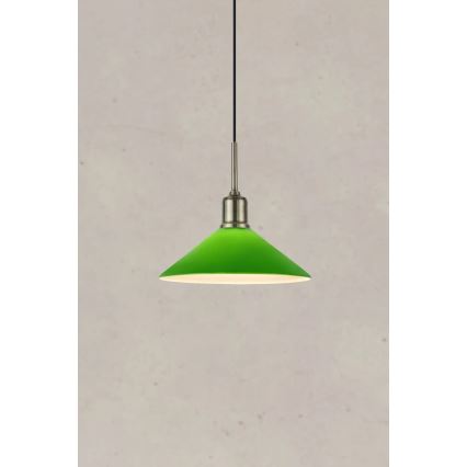 Markslöjd 108868 - Chandelier on a string VELA 1xE27/40W/230V brass/green