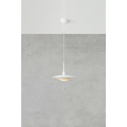 Markslöjd 108874 - PINY cable-suspended pendant light 1x E27 / 60W / 230V, Ø 35 cm, white