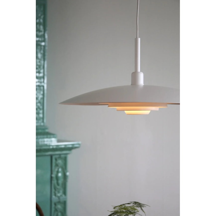 Markslöjd 108876 - PINY Cable-Suspended Pendant Light 1x E27/60W/230V Ø 57 cm White