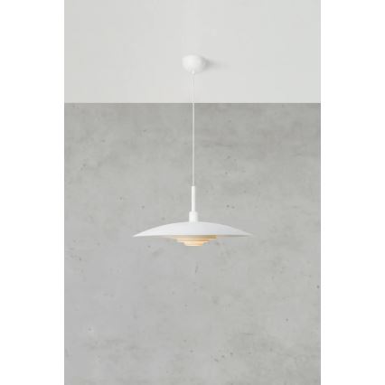 Markslöjd 108876 - PINY Cable-Suspended Pendant Light 1x E27/60W/230V Ø 57 cm White