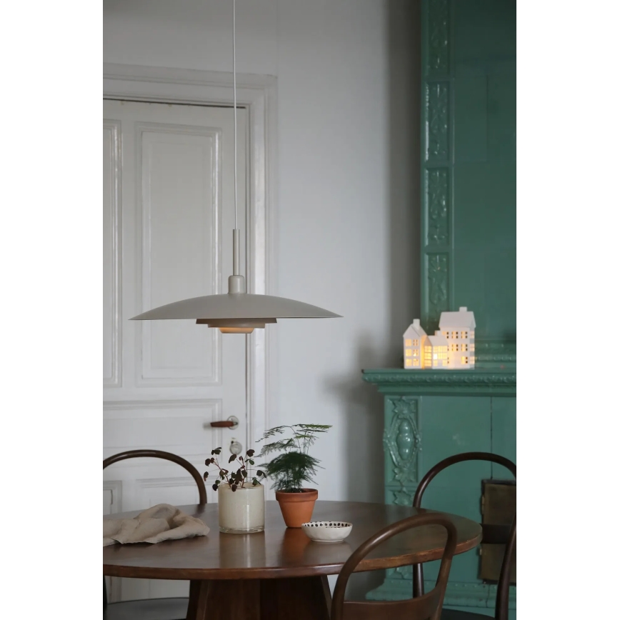 Markslöjd 108877 - PINY Cable Pendant 1xE27/60W/230V, Ø 57 cm, Beige