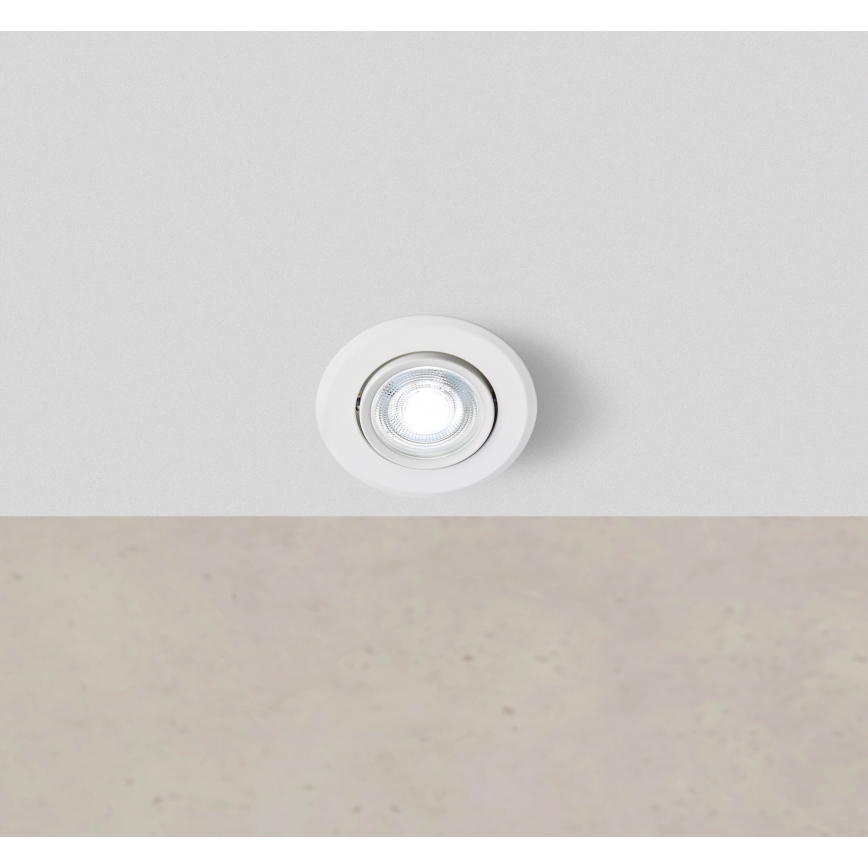 Markslöjd 108885 - LED Dimmable Bathroom Recessed Downlight PLUTO LED/4,9W/230V CRI 90 IP44 white