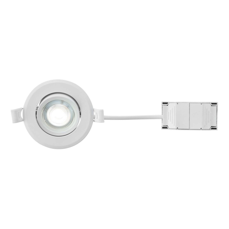 Markslöjd 108885 - LED Dimmable Bathroom Recessed Downlight PLUTO LED/4,9W/230V CRI 90 IP44 white